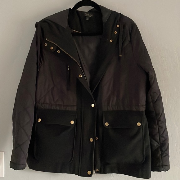 Topshop Jackets & Blazers - Black TopShop Coat size 12